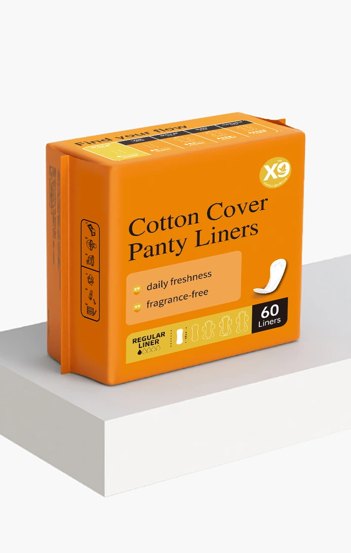 X9 Cotton Cover Panty Liners