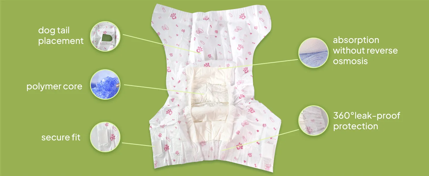 Two size options for pet training pads 56x56cm and 71x86cm made from FSC-certified sustainable paper.
