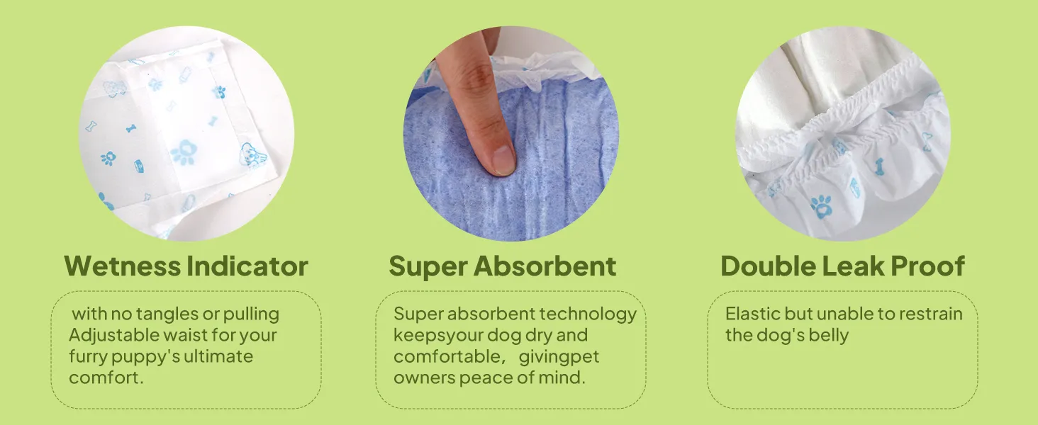 Two size options for pet training pads 56x56cm and 71x86cm made from FSC-certified sustainable paper.
