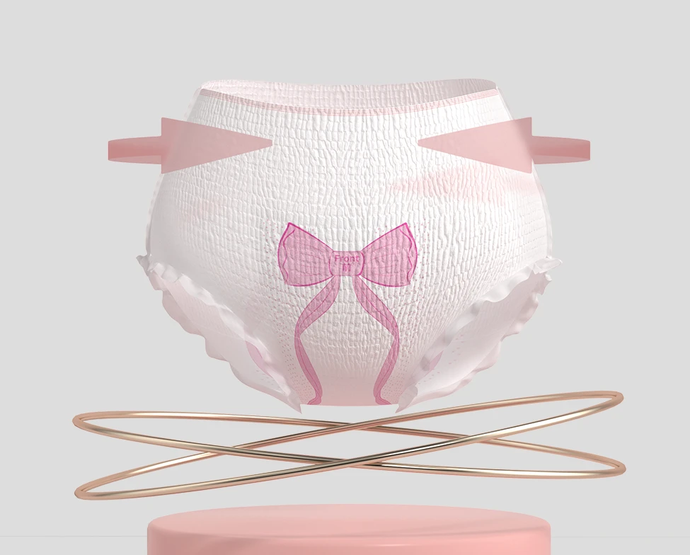 Period underwear with 360 degree leak protection design