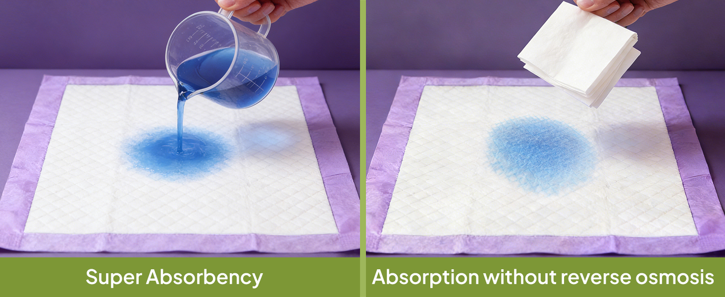 Four simple steps guide for puppy potty training using lavender scented training pads.