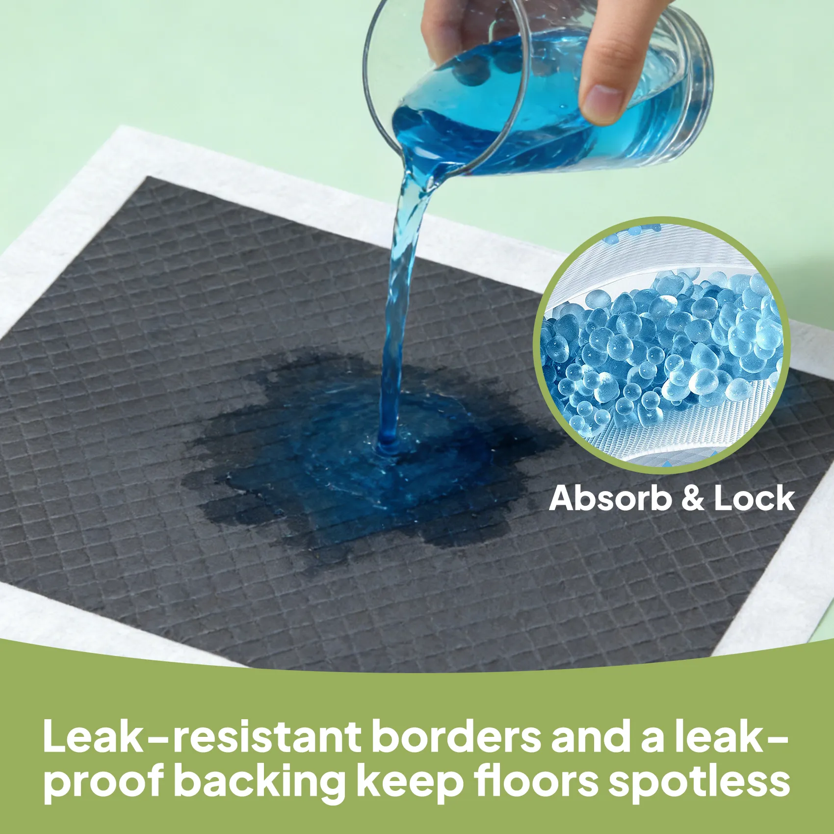 Activated charcoal  underpads