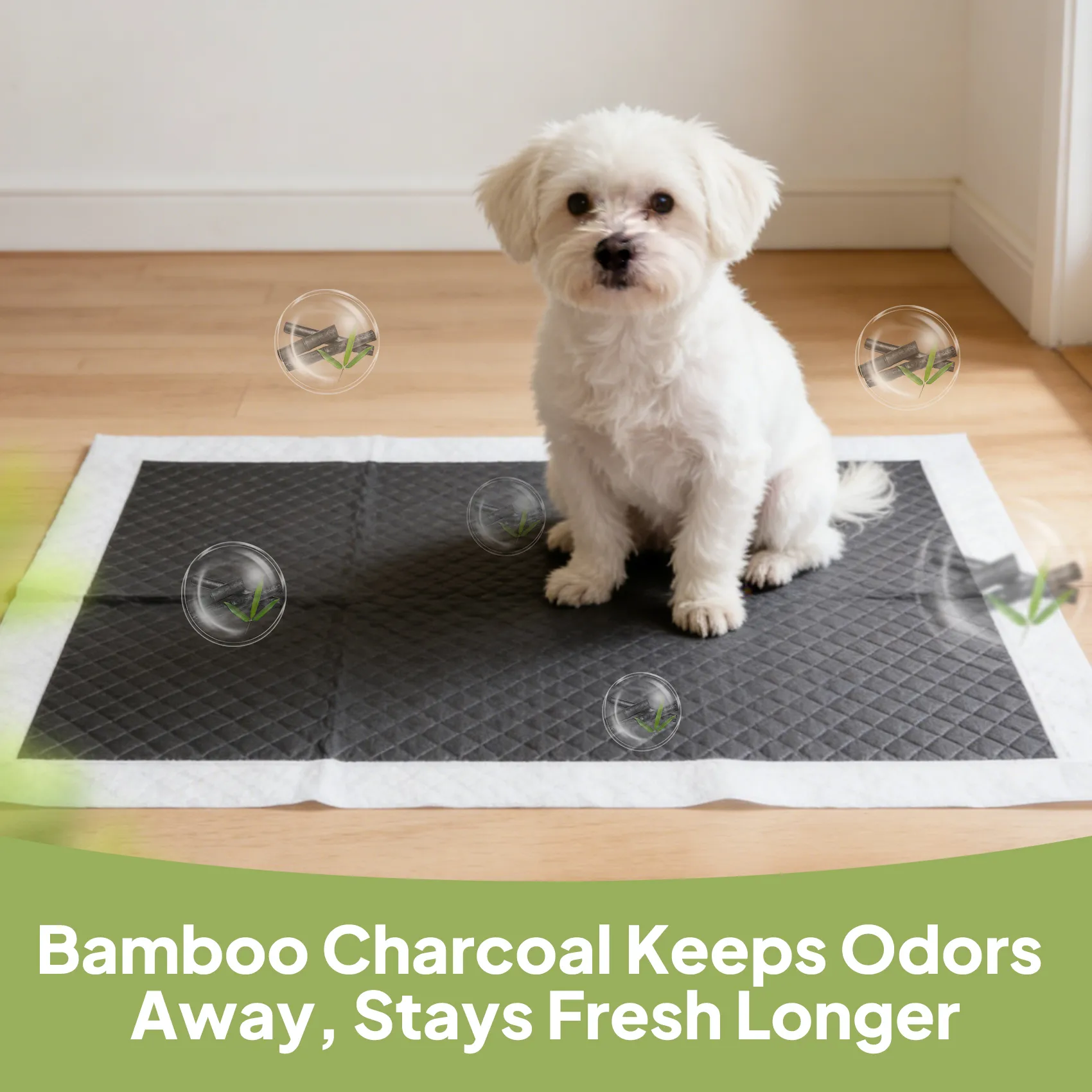 Activated charcoal  underpads