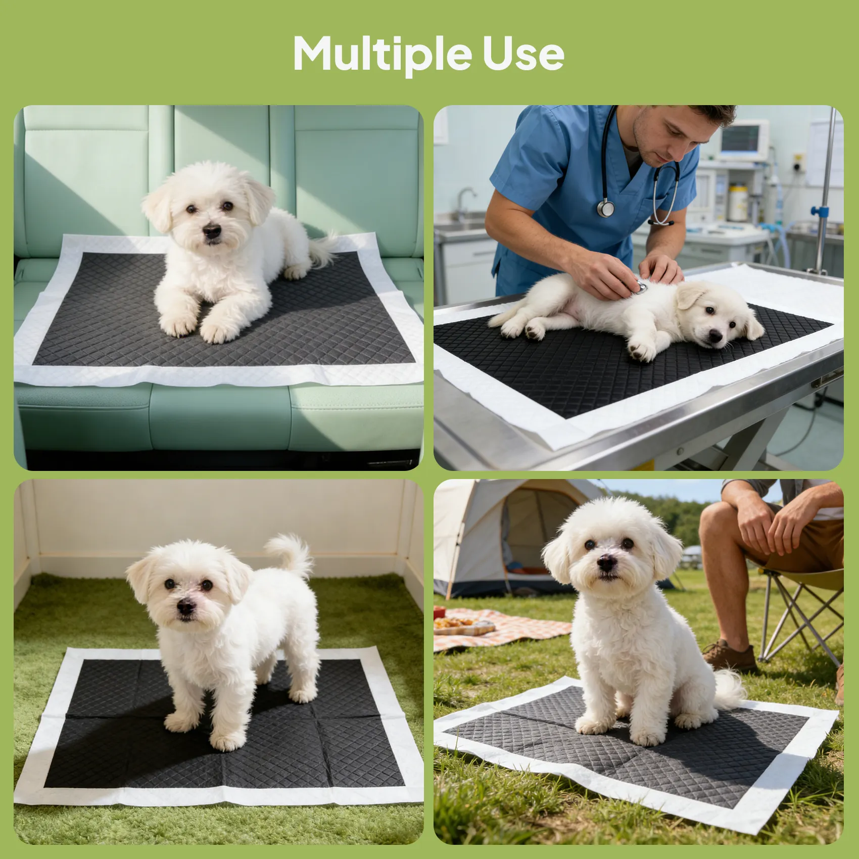 Activated charcoal  underpads