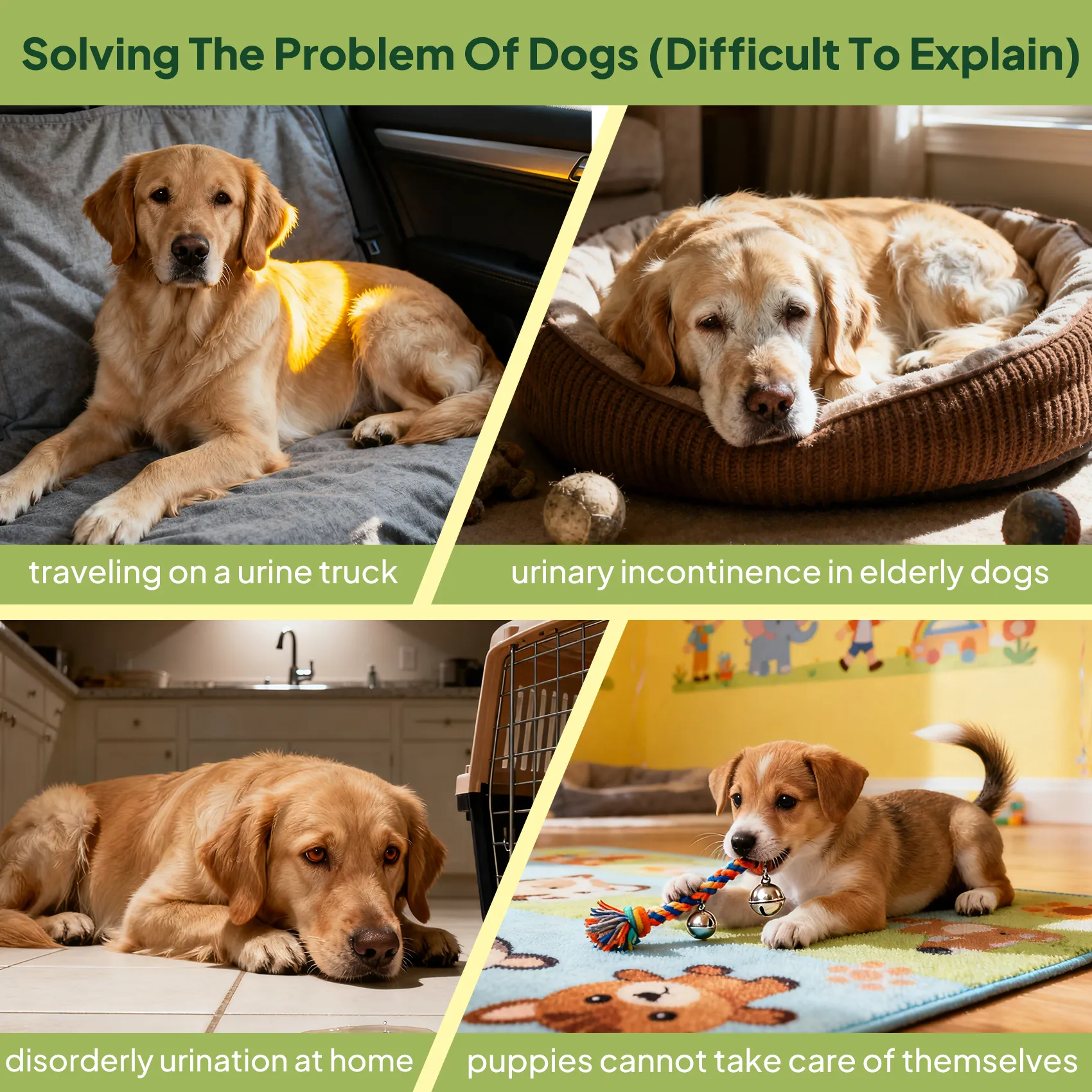 Disposable Male Dog Wraps – Ultra Absorbent Male Dog Diapers with Leak-Proof Protection, Belly Bands for Incontinence, Marking & Travel – 50 Count (XS/S/M/L/XL)