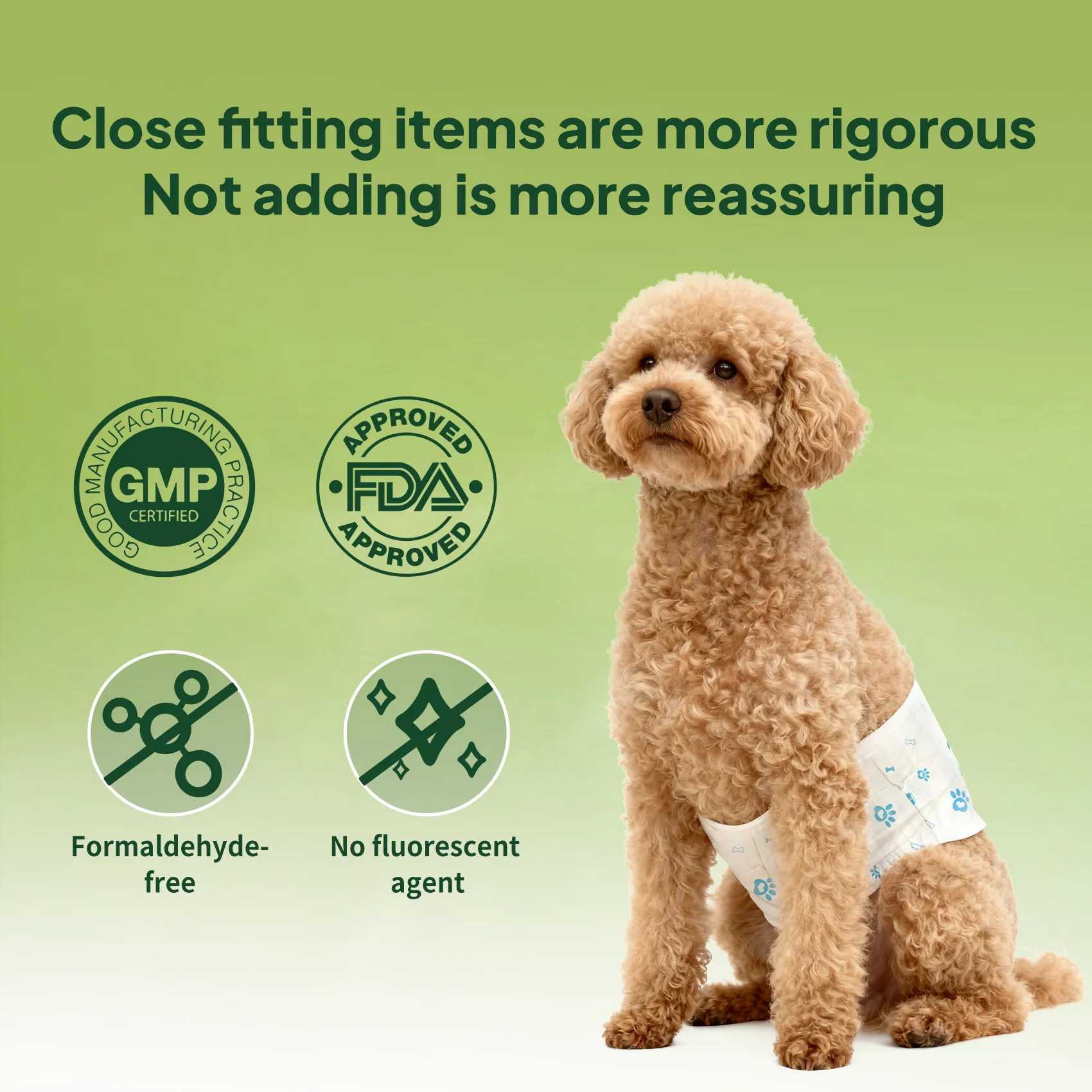 Disposable Male Dog Wraps – Ultra Absorbent Male Dog Diapers with Leak-Proof Protection, Belly Bands for Incontinence, Marking & Travel – 50 Count (XS/S/M/L/XL)