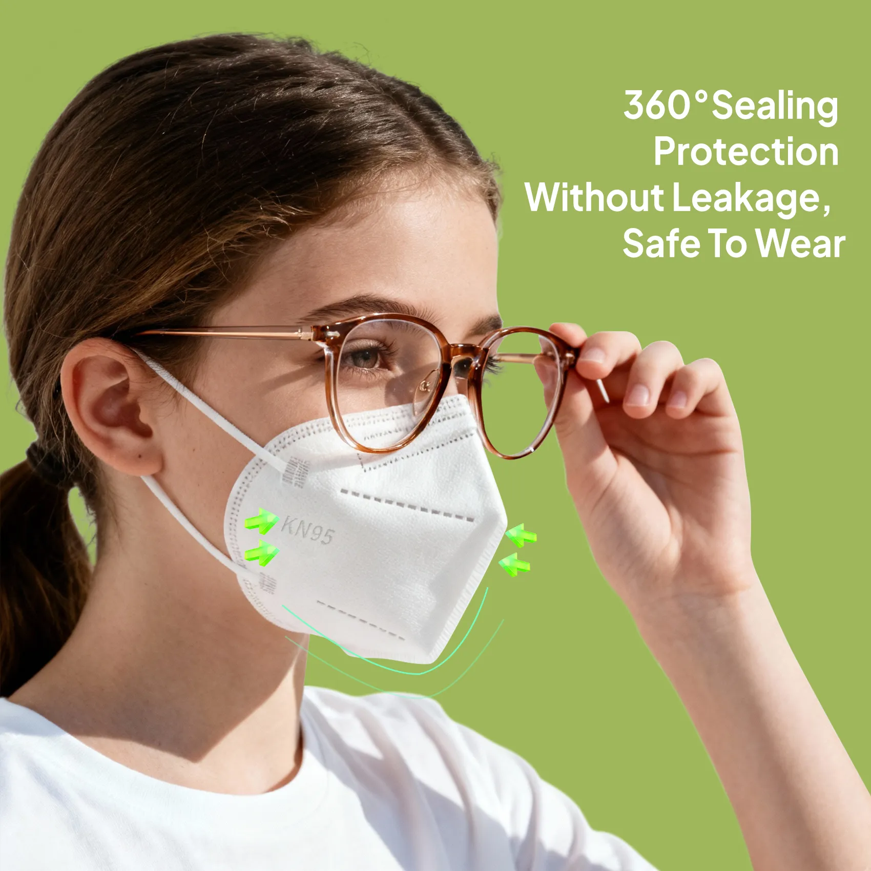 X9 30 Pack KN95 Face Masks, 5-Layer Breathable Disposable Protective Masks, PFE ≥95% High Filtration Efficiency, 3D Design & Comfortable Elastic Ear Loops for Adults Men Women, White